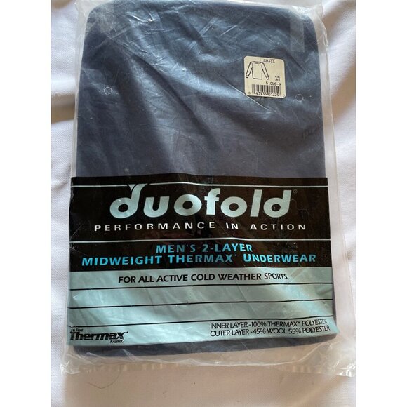 Vintage Duofold Mens 2-Layer Midweight Thermax Underwear Small USA - Picture 8 of 8